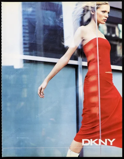 DKNY 1999 Print Ad - Esther Cañadas