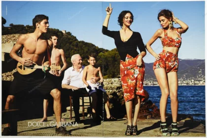 Dolce & Gabbana 2012 Print Ad - Bianca Balti, Monica Bellucci