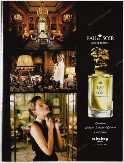 Eau du Soir Sisley Perfume 1997 Print Ad