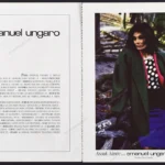 Emanuel Ungaro Parallèle 1985 7-Page Advertorial - Anouk Aimée, Helmut Newton