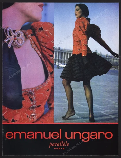 Emanuel Ungaro Parallèle 1992 Print Ad - Anh Duong