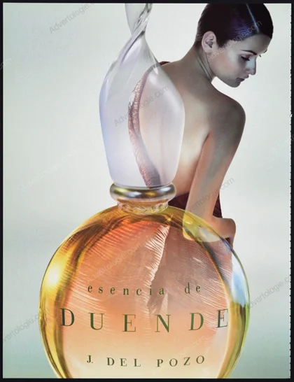 Esencia de Duende Jesus del Pozo Perfume 2001 Print Ad - Javier Vallhonrat
