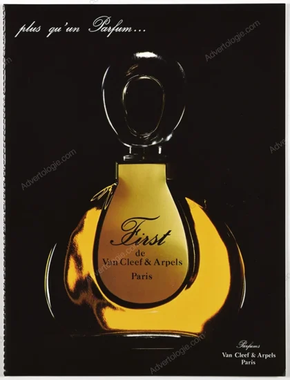 First de Van Cleef & Arpels Perfume 1977 Print Ad