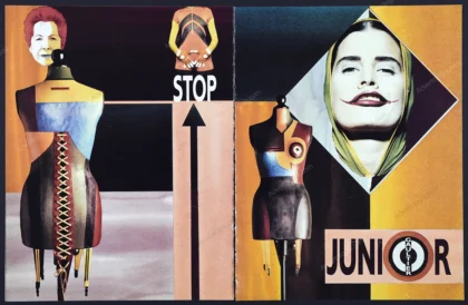 Gaultier Junior 1990 Print Ad