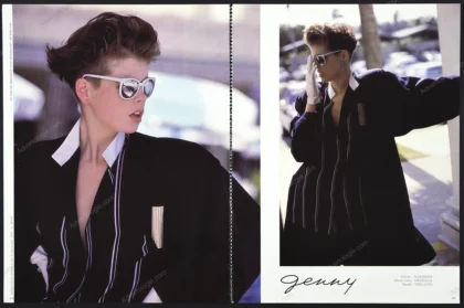 Genny 1985 Original Print Ad - Arthur Elgort