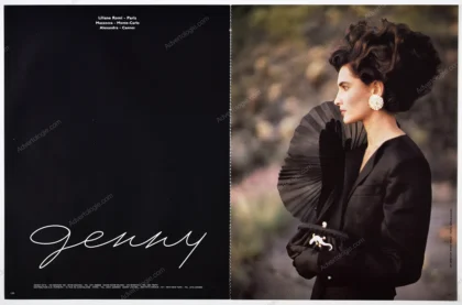 Genny 1986 Original Print Ad - Arthur Elgort