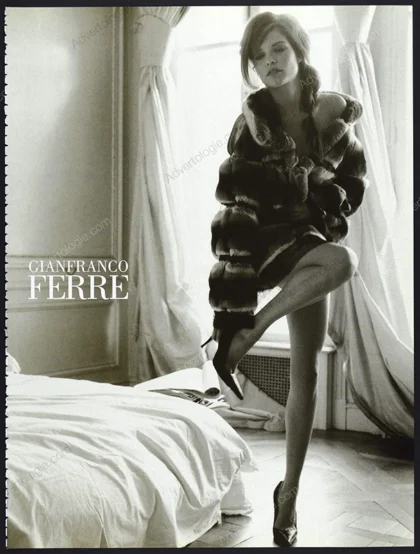 Gianfranco Ferré Furs 2004 Print Ad - Louise Pedersen