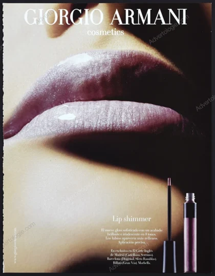 Giorgio Armani Cosmetics 2003 Print Ad
