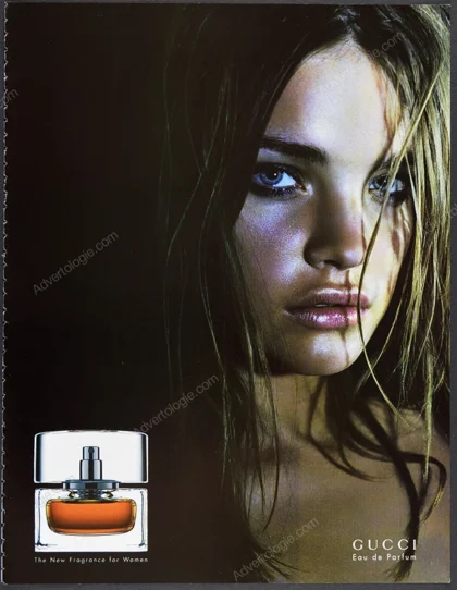 Gucci Perfume 2003 Print Ad - Natalia Vodianova
