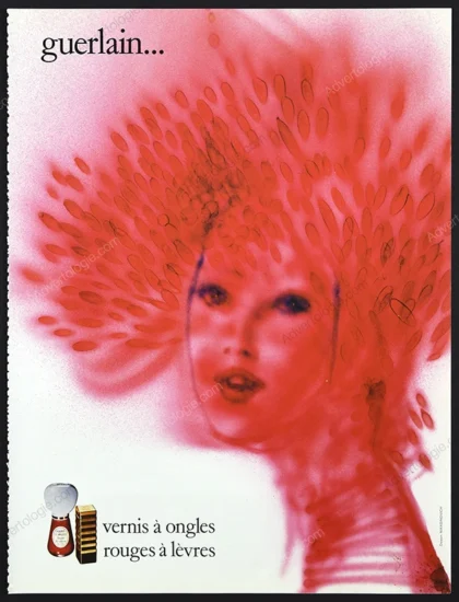 Guerlain Cosmetics 1977 Print Ad