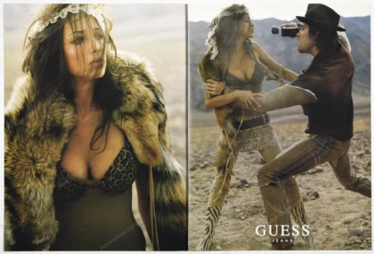 Guess 2002 6-Page Print Ad - Megan Ewin