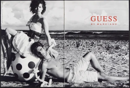 Guess by Marciano 2007 Print Ad - Jon Kortajarena, Noelle Roques
