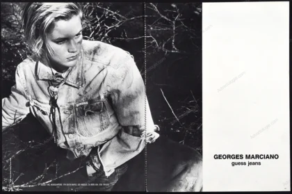 Guess Jeans 1985 Print Ad - Jo Kelley, Wayne Maser