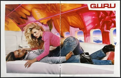 Guru 2005 Print Ad - Esther Cañadas, David Lachapelle