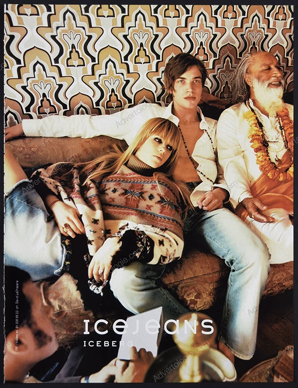 Iceberg 2002 "Rolling Stones" Print Ad - David Lachapelle