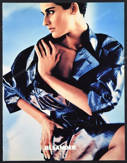 Jil Sander 1990 Print Ad - Vanessa Duve, Javier Vallhonrat