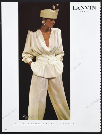 Lanvin 1985 8-Page Advertorial