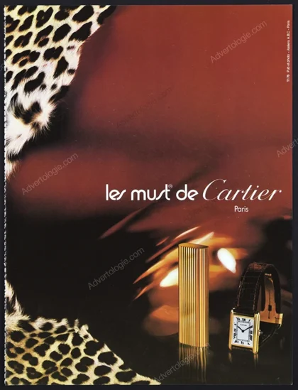 Le Must de Cartier Jewelry 1977 Print Ad