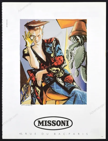 Missoni 1985 Print Ad - Antonio López