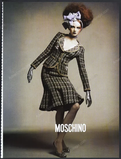Moschino 2004 Print Ad - Lily Cole, Michelangelo di Battista