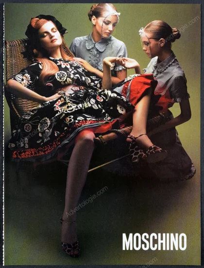 Moschino 2005 Print Ad - Guinevere van Seenus, Michelangelo di Battista
