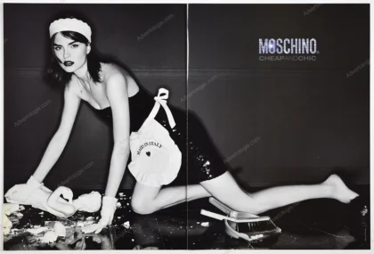 Moschino Cheap and Chic 2001 Print Ad - Anouck Lepere