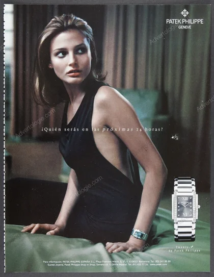 Patek Philippe Watches 2002 Print Ad - Vivien Solari