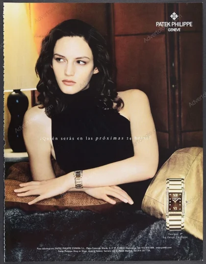 Patek Philippe Watches 2002 Print Ad - Vivien Solari