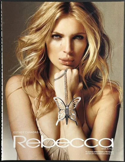 Rebecca Jewelry 2006 Print Ad - Esther Cañadas