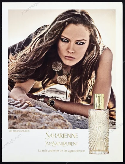 Saharienne Yves Saint Laurent Perfume 2011 Print Ad