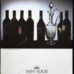 Saint-Louis Glassware 1984 Print Ad