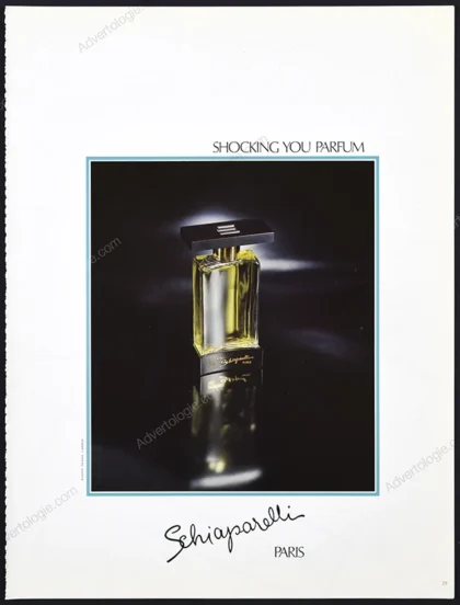 Shocking You de Schiaparelli Perfume 1977 Print Ad