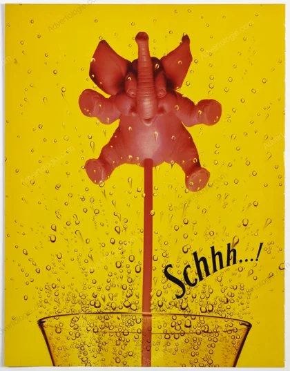 Schweppes 1994 Print Ad - "Schhh...!"