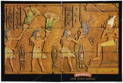 Smirnoff Vodka 1989 Print Ad - "One step ahead"