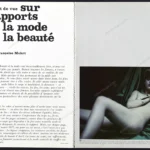 "Sur les Rapports Entre la Mode et la Beauté" 1977 Editorial - Helmut Newton