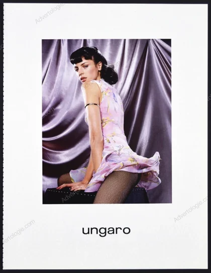 Ungaro 2001 Print Ad - Liberty Ross