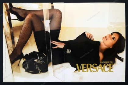 Versace 2005 Print Ad - Demi Moore, Mario Testino