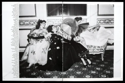 "Le Soir Est Une Fête" 1981 Editorial - Guy Bourdin