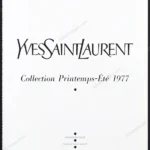 Yves Saint Laurent Printems-Été 1977 5-Page Advertorial - Marie Helvin