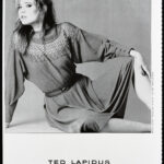 Ted Lapidus 1981 3-Page Print Ad - Andrea Malkiewicz
