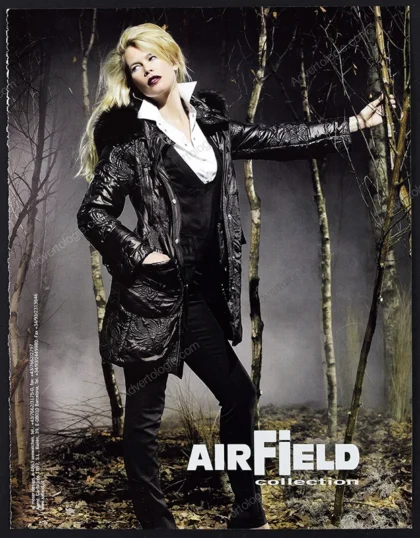 Airfield 2007 Print Ad - Claudia Schiffer