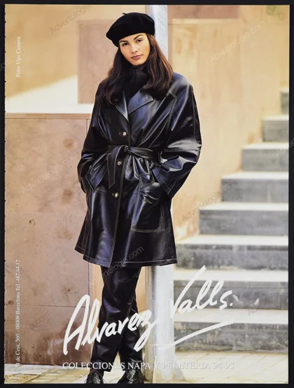 Alvarez Valls Furs 1994 Print Ad - Inés Sastre--