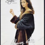 Alvarez Valls for American Legend Furs 1995 Print Ad - Inés Sastre