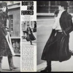 "Booted and Furred" 1981 6-Page Fur Fashion Editorial