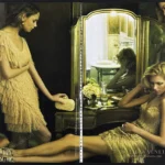 Bottega Veneta 2007 Print Ad - Anja Rubik, Annie Leibowitz