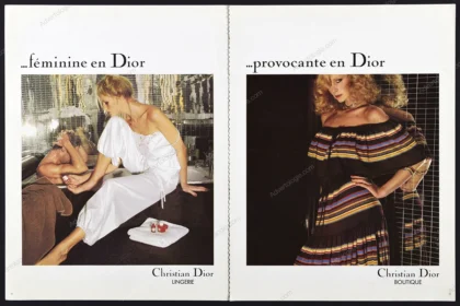 Christian Dior Boutique 1977 9-Page Advertorial - "La vie en Dior"