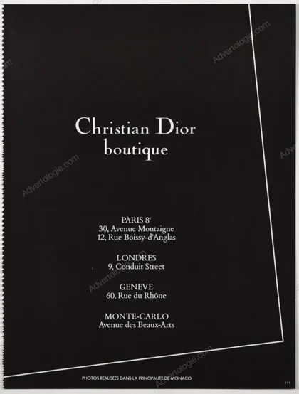 Christian Dior Boutique 1985 5-Page Advertorial