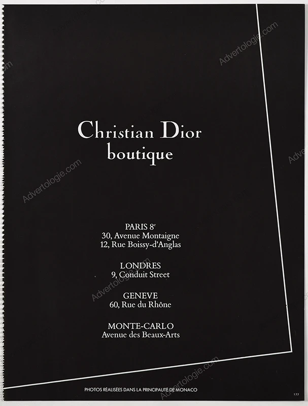 Christian Dior Boutique 1985 5-Page Advertorial