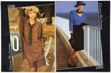 Christian Dior Boutique 1985 5-Page Advertorial