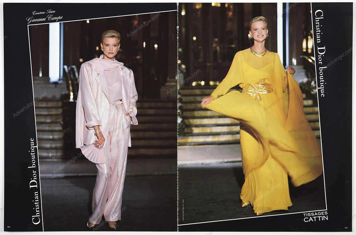 Christian Dior Boutique 1985 5-Page Advertorial